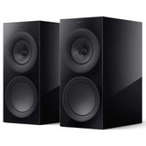 KEF R3 Meta Standmount Speakers Black (Pair) — hero view