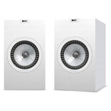 KEF Q350 Bookshelf Speakers Satin White (Pair) — hero view