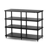 Solid Steel S4-4 Hi-Fi Rack (Black)