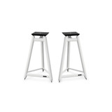 Solid Steel SS-5 Vintage Speaker Stands (White) (Pair)