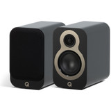 Q Acoustics 3010c Bookshelf Speakers Satin Black (Pair) — hero view