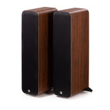 Q Acoustics M40 Wireless Micro-Tower Speakers Walnut (Pair) — hero view
