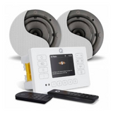 Q Acoustics E120 + Qi65CB In-Ceiling Speaker System White — bundle contents