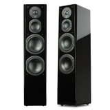 SVS Prime Tower Speaker - Piano Gloss Black - Pair front view