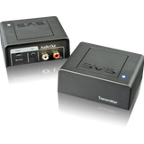 SVS SoundPath Tri-Band Wireless Audio Adapter — transmitter and receiver hero shot