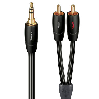 AudioQuest Tower 3.5mm to RCA Audio Interconnect Cable