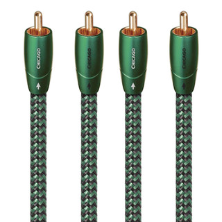 AudioQuest Chicago RCA to RCA Interconnect Cable (4m Pair) — hero view