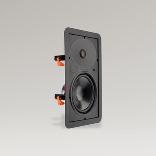 Monitor Audio W180 In-Wall Speaker three-quarter view showing Tri-Grip mounting clips