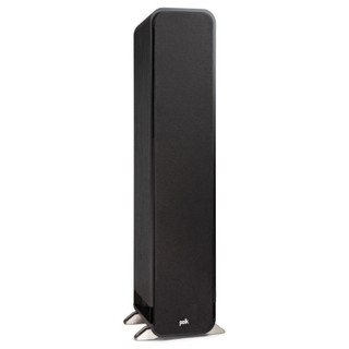 Polk Audio Signature S50e Floorstanding Speakers Black (Pair) — hero view (grille on)