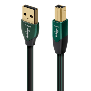 AudioQuest Forest USB A-B Cable (0.75m Single) — front view