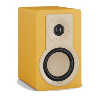 Dali Kupid Bookshelf Speakers (Golden Yellow)