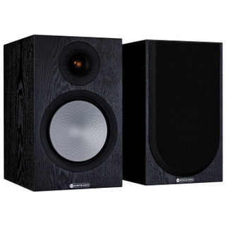 Monitor Audio Silver 100 7G Bookshelf Speakers Black Oak (Pair)