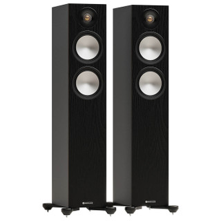 Monitor Audio Bronze 300 7G Floorstanding Speakers Black (Pair)