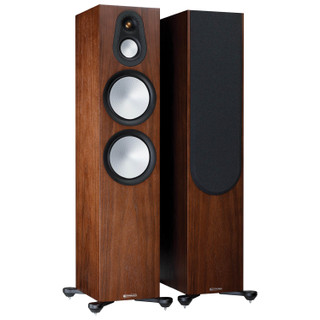 Monitor Audio Silver 500 7G Floorstanding Speakers Natural Walnut (Pair)