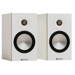 Monitor Audio Bronze 50 7G Bookshelf Speakers (Pair) - White