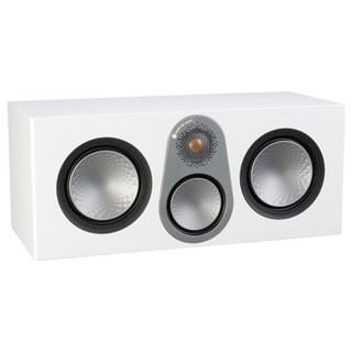 Monitor Audio Silver 6G C350 Centre Speaker Satin White (Single) — front view