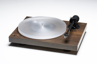 Pro-Ject X1 B Turntable Walnut — front three-quarter view