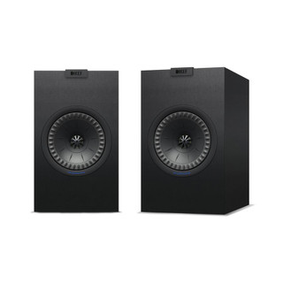 KEF Q150 Bookshelf Speakers Satin Black (Pair) — hero view