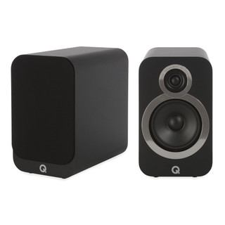 Q Acoustics 3020i Bookshelf Speakers Black (Pair) — hero view