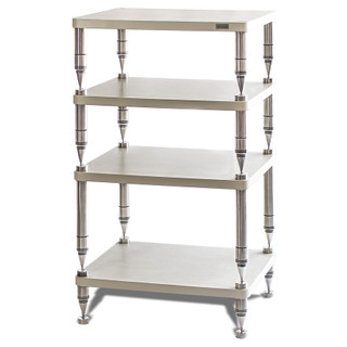 Solid Steel HP-4 Ceramic Hi-Fi Rack (Natural)