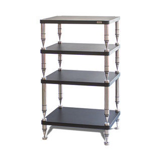 Solid Steel HP-4 Ceramic Hi-Fi Rack (Slate Black)