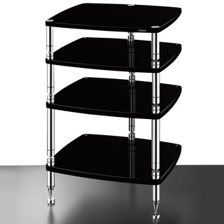 Solid Steel HS-4 Hi-Fi Rack (Gloss Black) — hero view