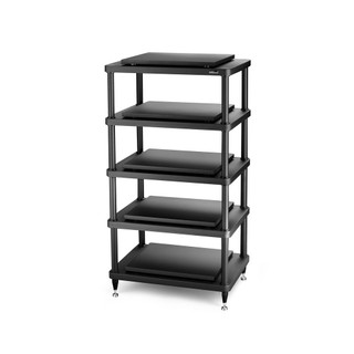 Solid Steel S5-5 Hi-Fi Rack (Black) — hero view