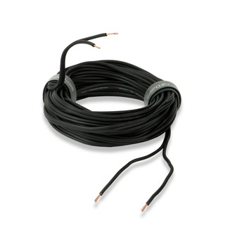 QED Connect Speaker Cable (6m Single) — coiled cable on white background showing QED branding and Eye Wire bare conductor terminations