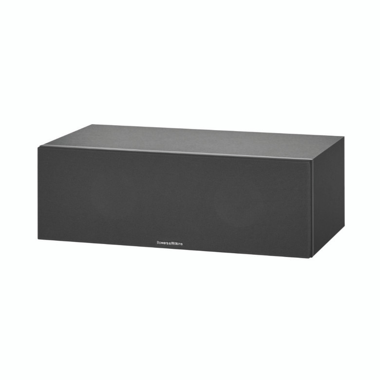 Bowers and Wilkins HTM6 S2 Anniversary Edition Centre Speaker Black — front view (grille off)