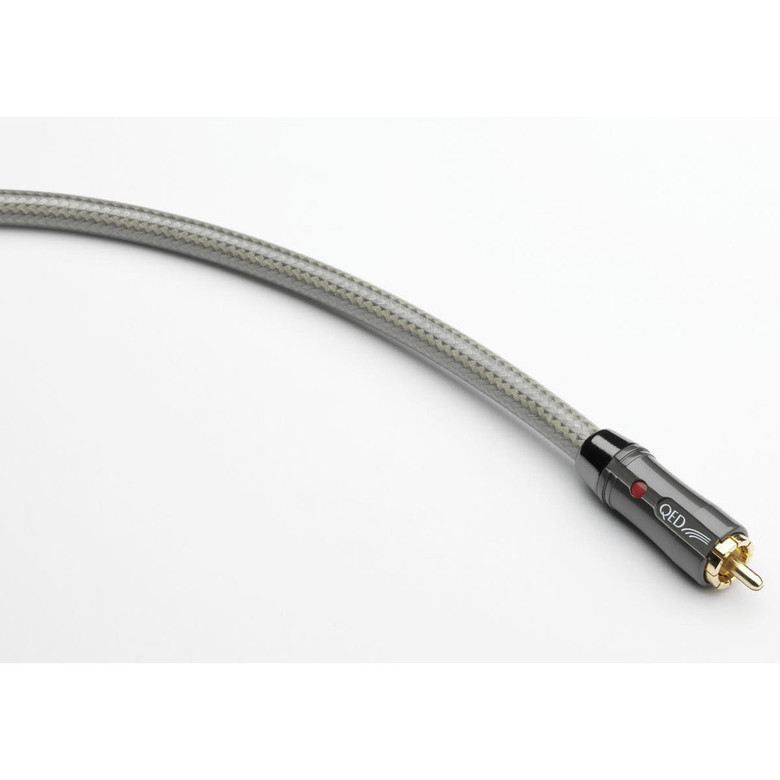 QED Audio Evolution Interconnect (1m Pair) — connector close-up