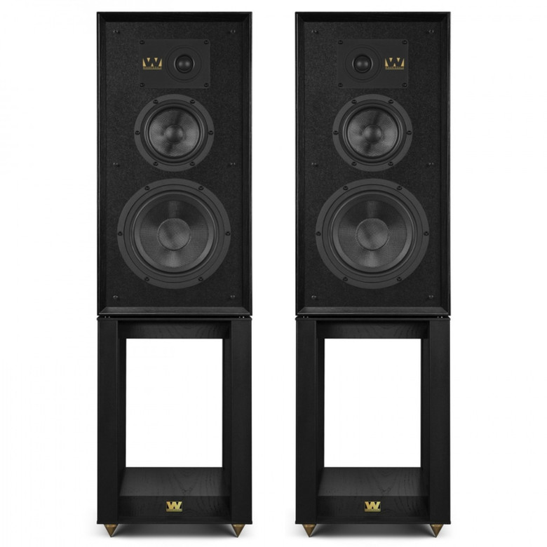 Wharfedale Super Linton Bookshelf Speakers WITH Stands