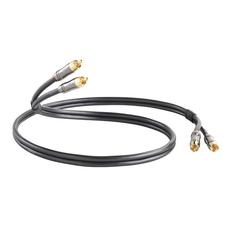 QED Performance Audio Graphite RCA Interconnect (0.6m Pair) — hero view