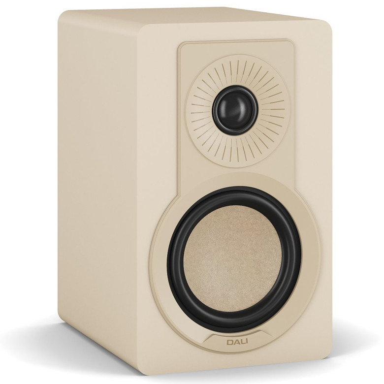Dali Kupid Bookshelf Speakers (Caramel White)