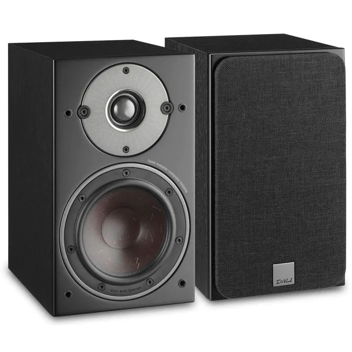 DALI Oberon 1 Bookshelf Speakers (Pair) - Black Ash