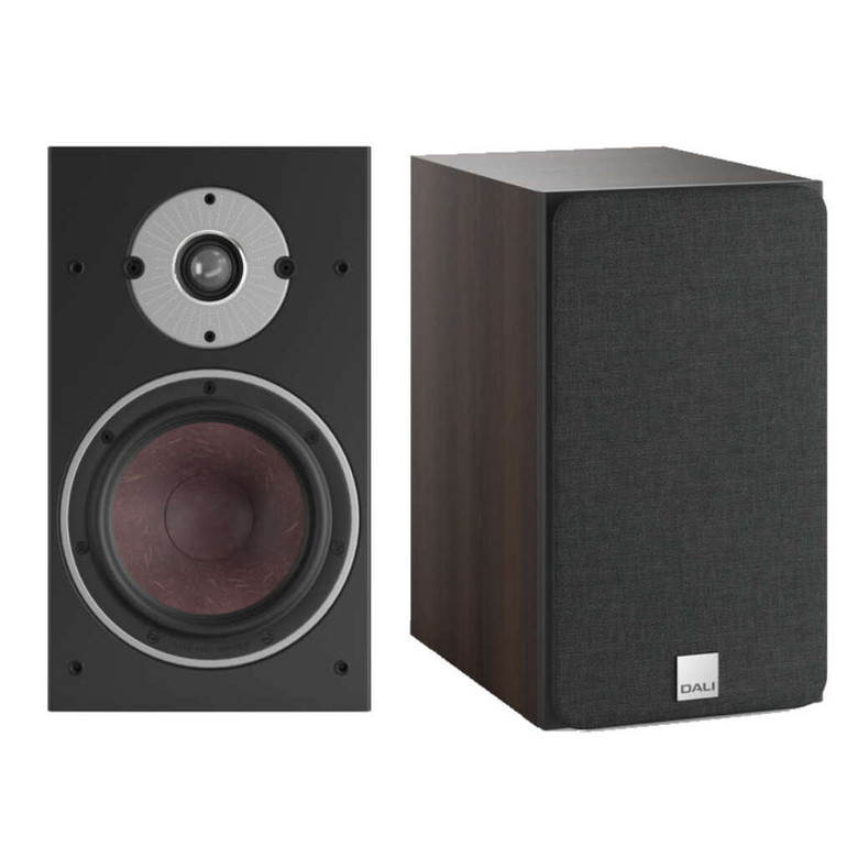 DALI Oberon 3 Bookshelf Speakers Dark Walnut