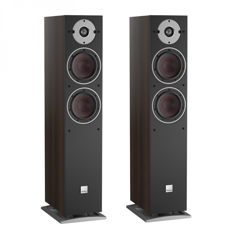 DALI Oberon 5 Floorstanding Speakers (Pair) - Dark Walnut