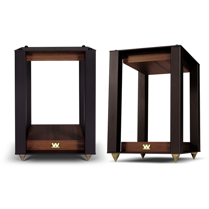 Wharfedale Linton Stand (Pair) in Walnut finish — hero thumbnail