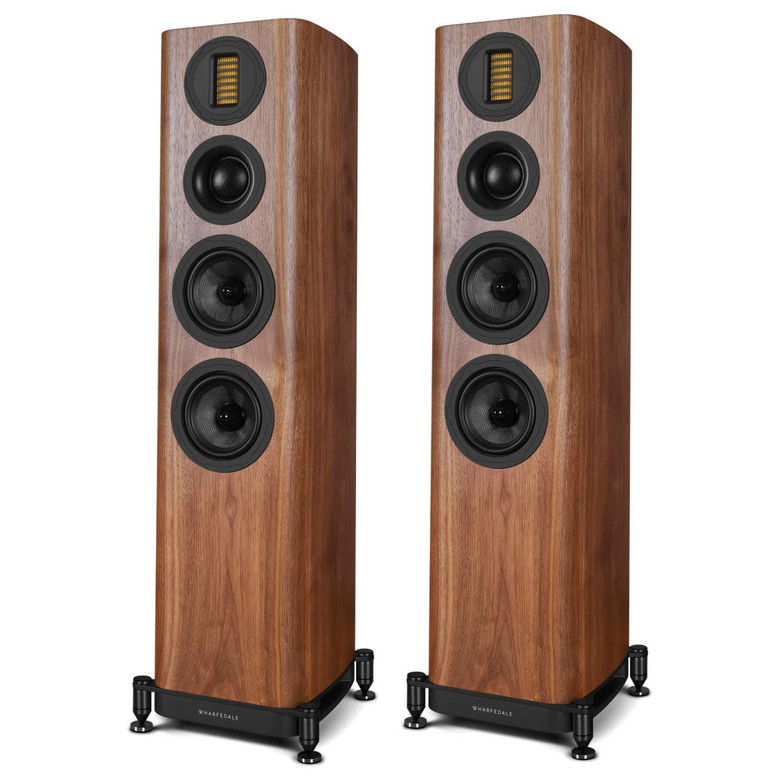 Wharfedale Evo 5.3 Floorstanding Speakers Walnut - front view
