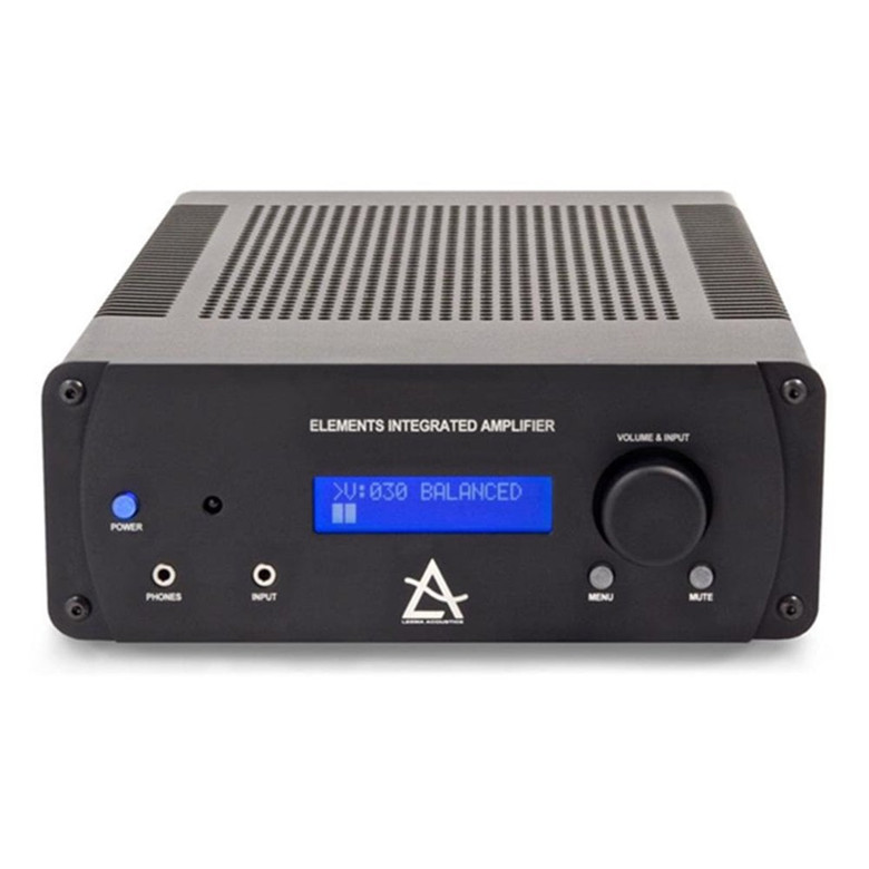 Leema Acoustics Elements Integrated Amplifier Black front view