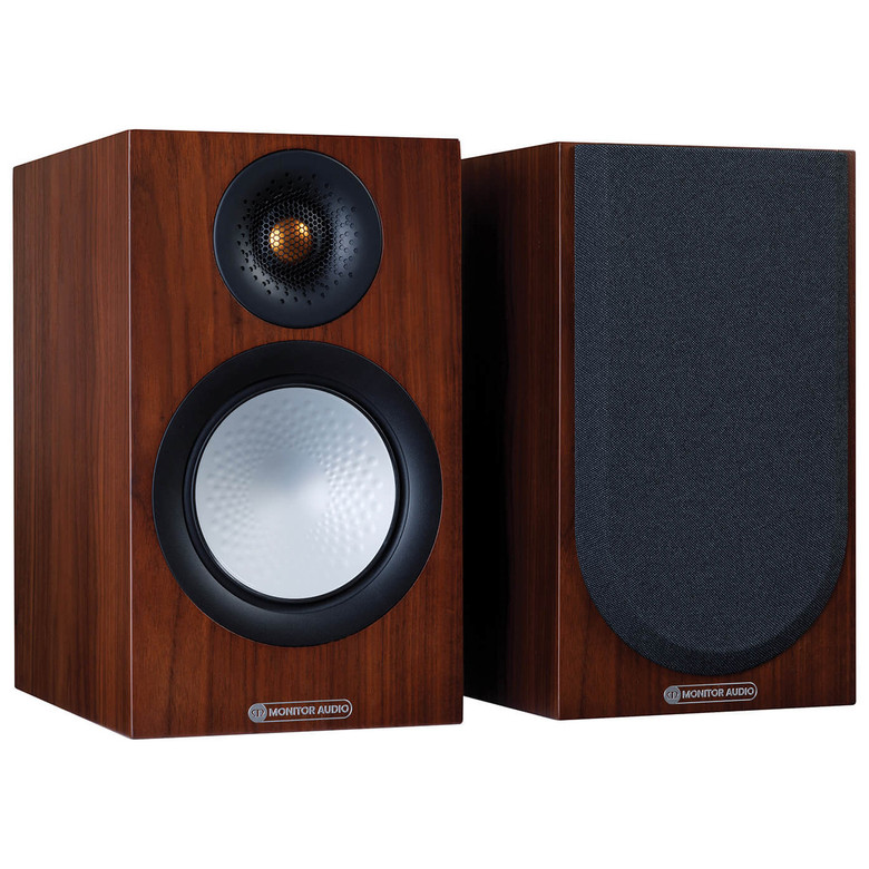 Monitor Audio Silver 50 7G Bookshelf Speakers Natural Walnut (Pair)