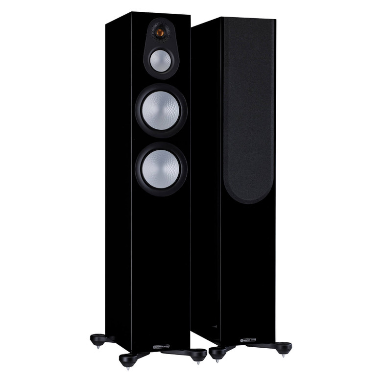 Monitor Audio Silver 300 7G Floorstanding Speakers Gloss Black (Pair) — hero view