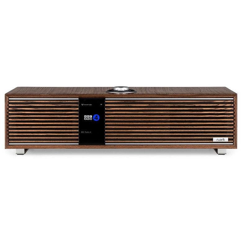 Ruark R410 Wireless Streaming System Fused Walnut — front view