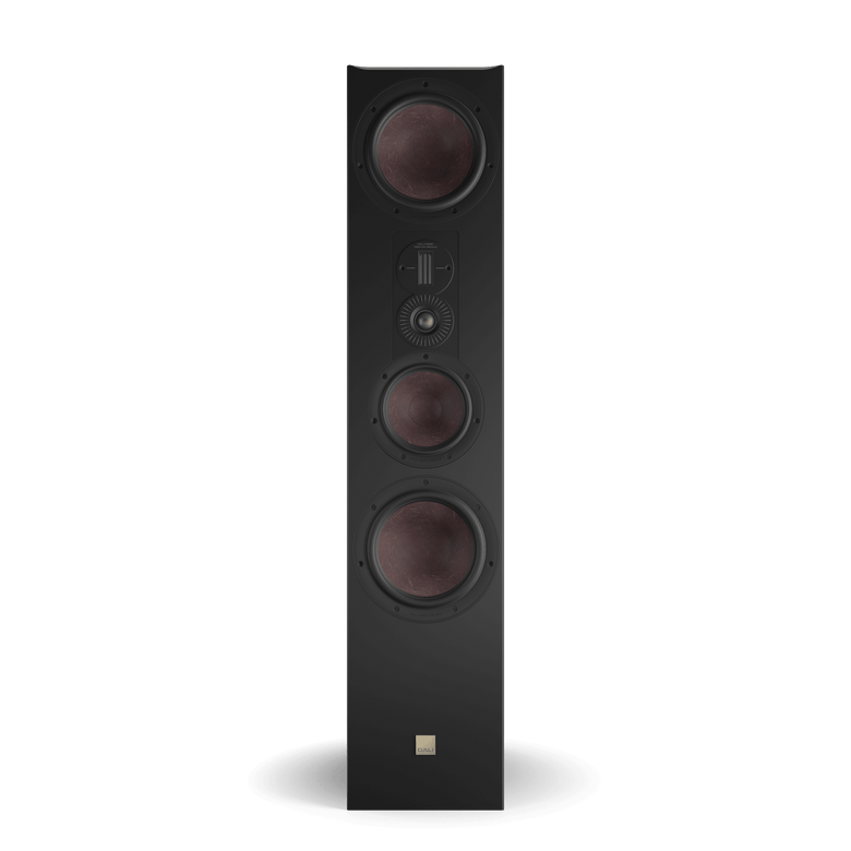 DALI Opticon 8 MK2 Floorstanding Speakers Satin Black (Pair) — front view