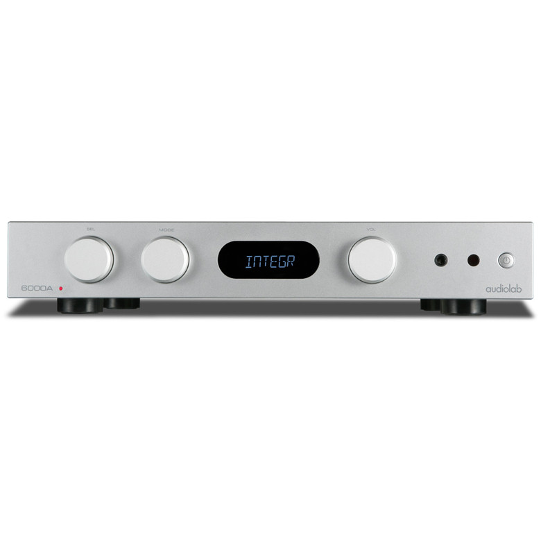 Audiolab 6000A Integrated Amplifier Silver — front view