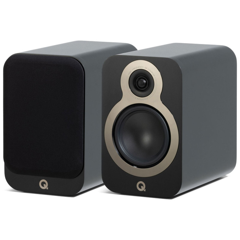 Q Acoustics 3020C Bookshelf Speakers Satin Black (Pair)