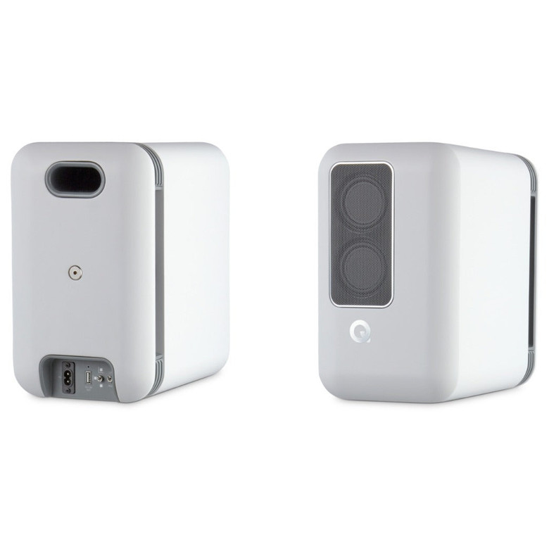 Q Acoustics Q Active 200 Bookshelf Speakers White (Pair)