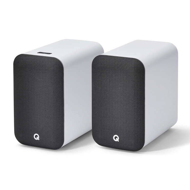 Q Acoustics M20 HD Wireless Music System White — front hero pair view