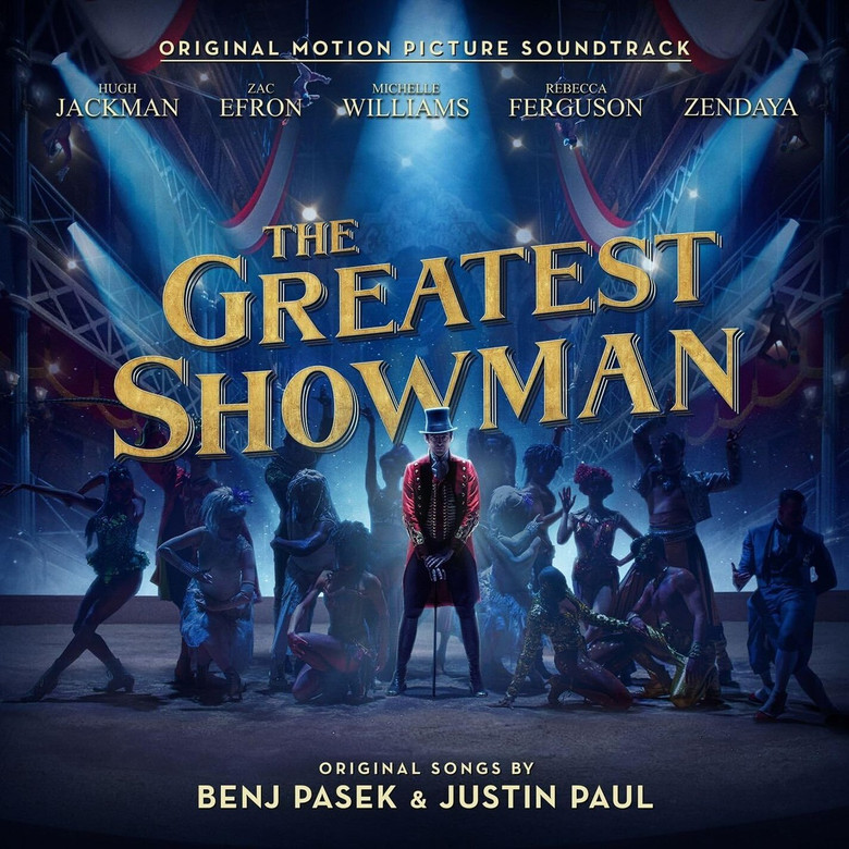 The Greatest Showman Original Motion Picture Soundtrack vinyl LP front cover