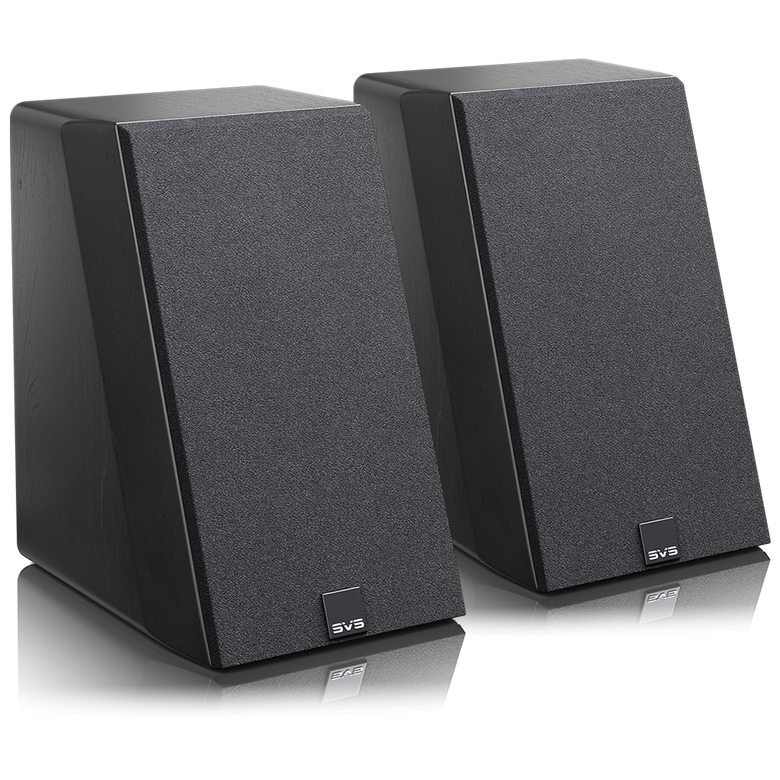 SVS Ultra Evolution Elevation Speaker - Black Oak Veneer (Pair) — hero view