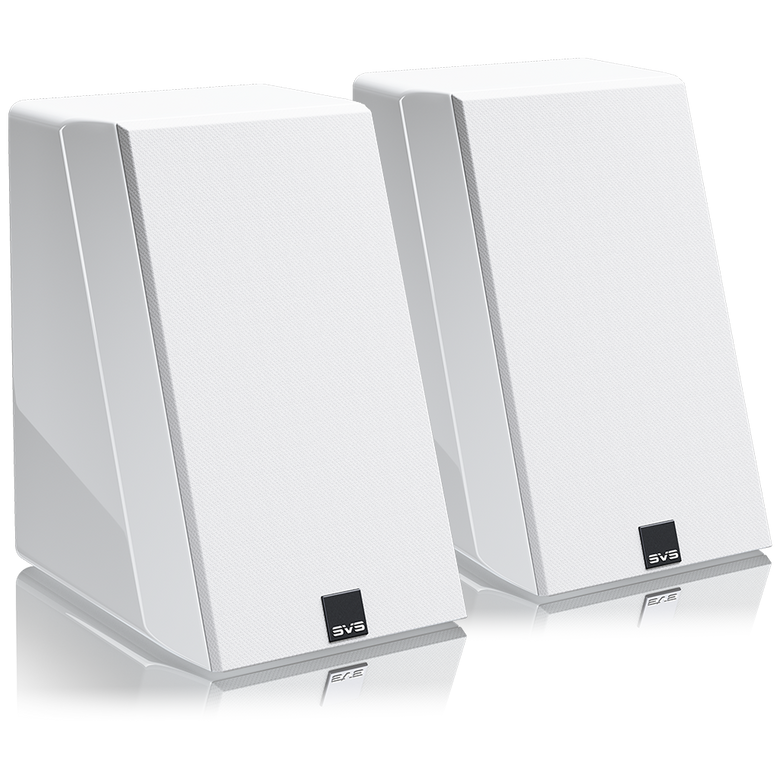 SVS Ultra Evolution Elevation Speaker - Piano Gloss White (Pair) — hero view